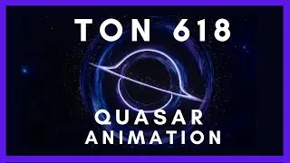 Black Hole Animation - TON 618 - Hyperluminous Quasar