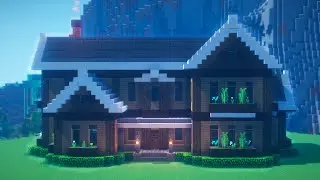 Minecraft - How to build a large mansion house