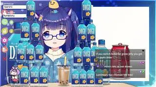 JJ Mayo sells drinks on her Debut Stream
