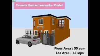 CAMELLA HOMES Lessandra Frielle 3D Design with 4 Bedrooms 50x73sqm.