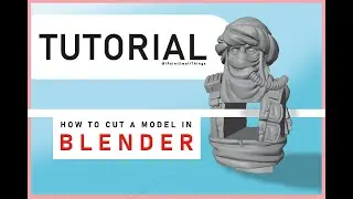 How to Cut a Model in Blender