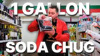 7-ELEVEN 1 GALLON SODA CHUG IN STORE!