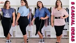 8 Casual Pencil Skirt Outfits | Bailey B.