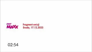 RMF MAXX - Fragment emisji (17.12.2025)