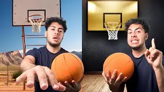 $1 vs $47,000,000 BASKETBALL COURT!