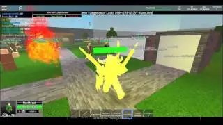 Defeating Troll Face on Roblox (Legends of the lucky Irish Rpg game)