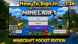 How to Sign In Minecraft PE in 1.26+ ✅ | Microsoft Account Login | (New Method 2026)