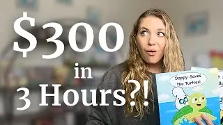 $300 in Children's Book Sales in 3 Hours (Here's How I Did It)
