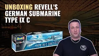 Revell 1/72 German Submarine Type IX C | Scale Model Kit Unboxing & Review