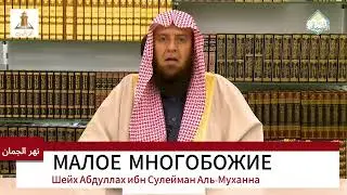МАЛОЕ МНОГОБОЖИЕ.  Шейх Абдуллах ибн Сулейман Аль-Муханна (да хранит его Аллах)