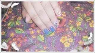 Manicure gel varnish with marine issues / Excellent summer manicure