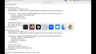 Laravel 11.x + Backpack on MacOS using XAMPP