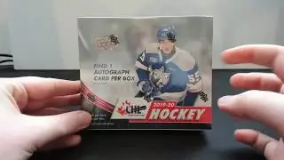 FIRST LOOK: 2019-20 Upper Deck CHL Hockey Hobby Box Break