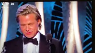 Brad Pitt Funny Award Ceremony Tiktok celebs
