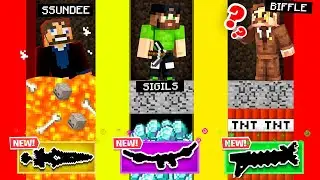 Digging Straight Down for Forbidden Minecraft Loot