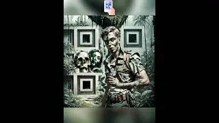 QR code turn into Abandoned Jungle Horror QR code Art😱