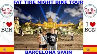 PEDAL THROUGH BARCELONA ON THE CITY NIGHT BIKE TOUR WITH FAT TIRE TOURS! FOOD, DRINKS AND THE SIGHTS