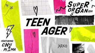 Superorganism - Teenager feat. CHAI & Pi Ja Ma (Lyric Video)