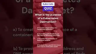 Kubernetes QUIZ - Daemonset  #kubernetes #study #cka #ckad #k8s