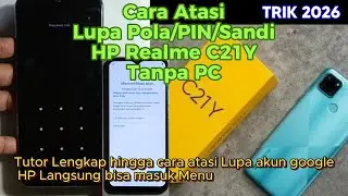 How to fix Realme C21Y HP forgetting PIN pattern or password without PC and also how to bypass FR...