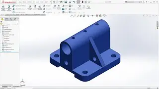 SolidWorks Örnek Çizim #6 (3D solid model example)