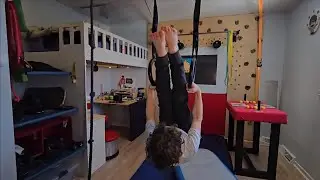Morning routine of a cuber, arm wrestler, juggler and acrobat.