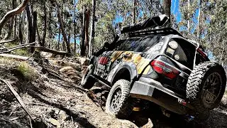 Mt Cole Vic - Y62 Patrol’s Aren’t Used To Reversing Down Tracks “Telecom”