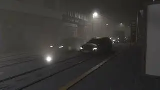 car convoy in blender
