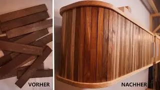 Edler Werkzeugschrank - ein alter Terrassenboden wird zum Möbelrollo
