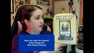 Harry Potter Newspaper Sew Along with K&A Custom Fabrics