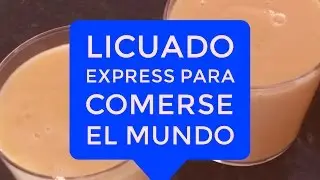 Recetas mochileras: licuado de plátano y dátiles