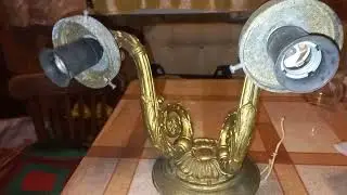 Реставрация настенного бра сталинский ампир
