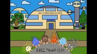 Ball Town High | 2D Animated Title Sequence