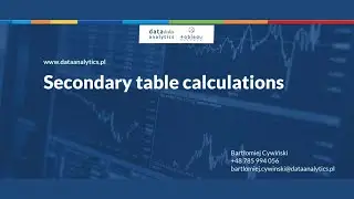 Tableau tips and tricks - Secondary table calculations