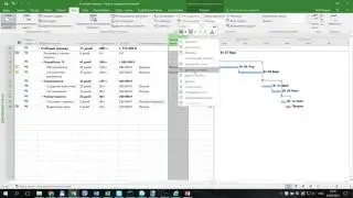 Выпадающий список и ответственные в MS Project 2016