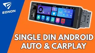 Single DIN Android Auto & CarPlay | Eonon X3U
