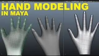 Low poly Hand Modeling in MAYA