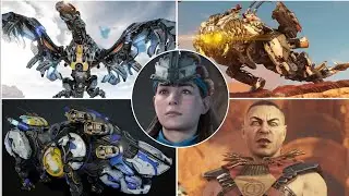 Horizon Zero Dawn Remastered All Bosses Fight + Ending PS5 (4K 60FPS)