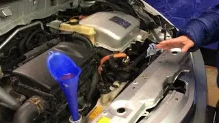 Toyota Prius Engine Coolant Bleeding Part 2: Burp Trapped Air Pockets Heater Core ICE Cooling System