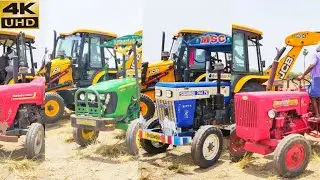 Mahindra 585 50 hp Vs John Deere 50 hp Vs Swaraj 744 FE Vs 575 Tractors Pulling | #ComeForVillage