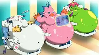 Chubby Digimons.