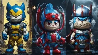 🔥 Superheroes But Doraemon 🔥 All Characters