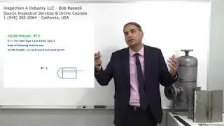RT 2 (Radiography) on ASME VIII Div 1 Pressure Vessel? ASME, API 510 and API SIFE Exam Question