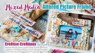 Altered Mixed Media Picture Frame