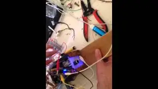 GeigerTron - arduino FM ribbon synth using mozzi