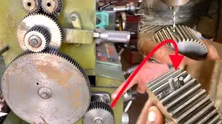 Fixed Lathe Machine Gear broken teeth Repairing in Worksop || Amazing Technique in Pakistan