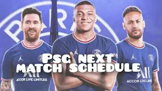 PSG Next 4 Match Schedule in Ligue1 | PSG Match Schedule 2021 | Paris Saint-Germain | Messi|Fixtures