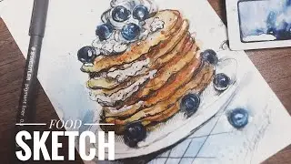 Food sketch. Фуд скетч урок.