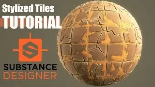 Substance Designer Tutorial #5 - Stylized tiles