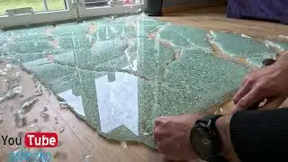 How a chart glass breaks